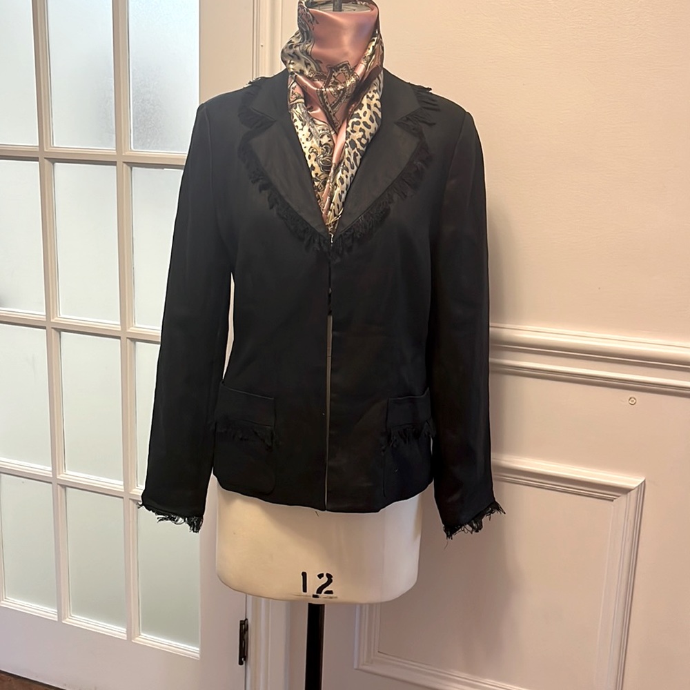 Bianca nygard linen blazer